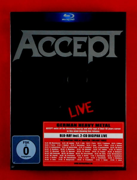 ACCEPT restless and live - Blu-Ray DVD
