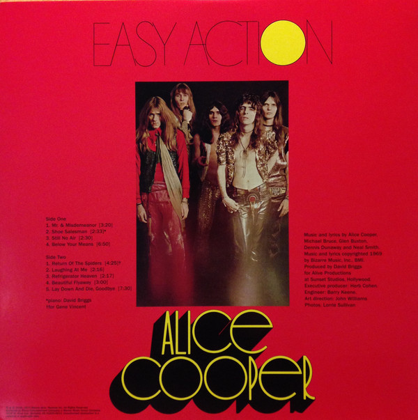 COOPER, ALICE easy action - col vinyl LP