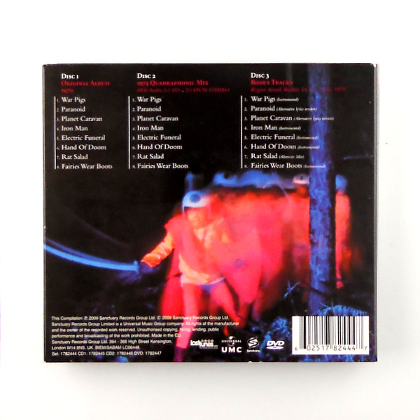BLACK SABBATH paranoid deluxe cd