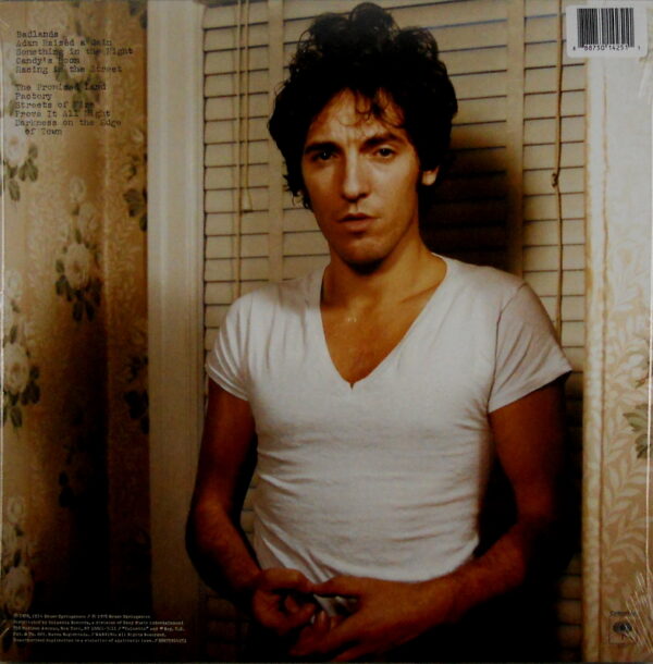 SPRINGSTEEN, BRUCE darkness on the edge of town LP back