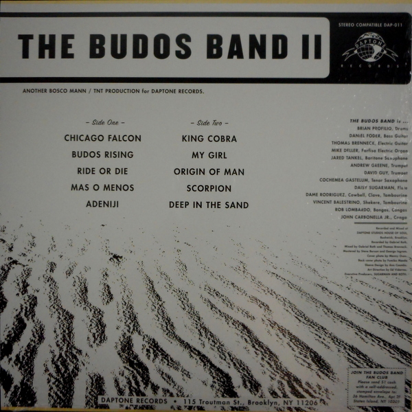 BUDOS BAND, THE the budos band 2 LP