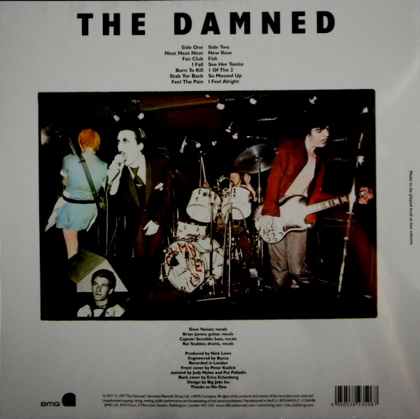 DAMNED, THE damned damned damned - UK 40th anniversary LP LP