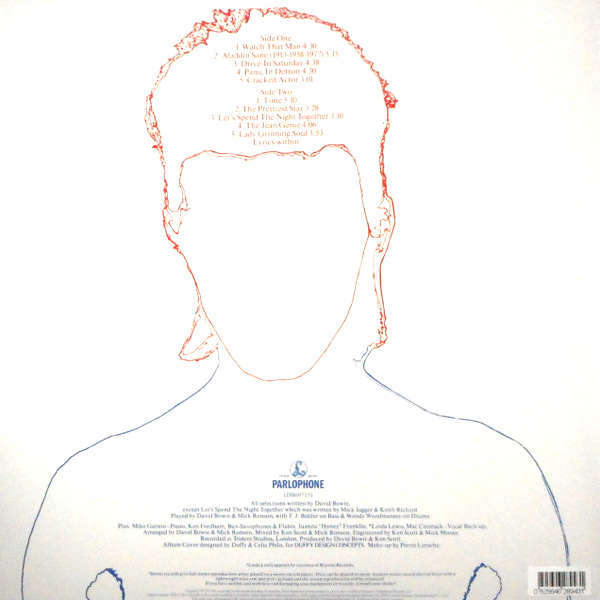 BOWIE, DAVID aladdin sane - 180g vinyl LP