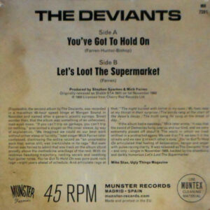 DEVIANTS, THE you've got to hold on 7"