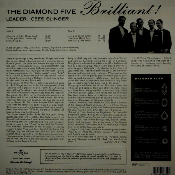DIAMOND FIVE, THE brilliant! LP