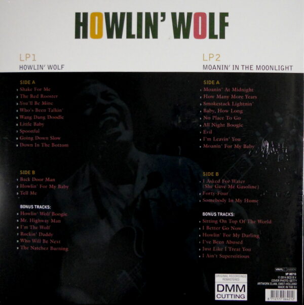 HOWLIN' WOLF howlin wolf / moanin' in the moonlight LP