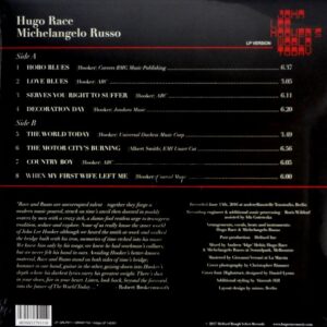 RACE, HUGO & MICHELANGELO RUSSO john lee hooker's world today LP
