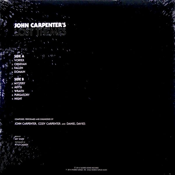 CARPENTER, JOHN lost themes LP