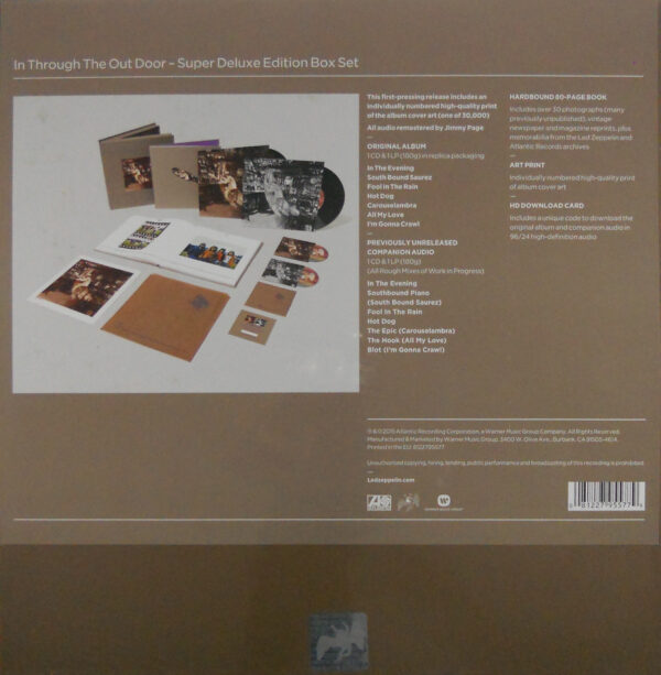 LED ZEPPELIN in through the out door - Deluxe box set back inside