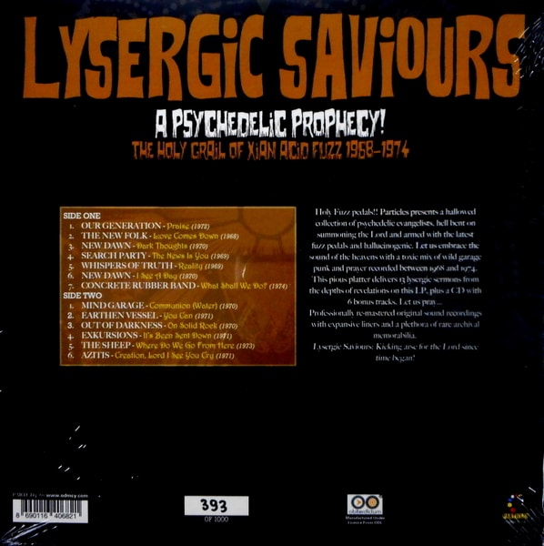 VARIOUS ARTISTS lysergic saviours - a psychedelic prophecy LP
