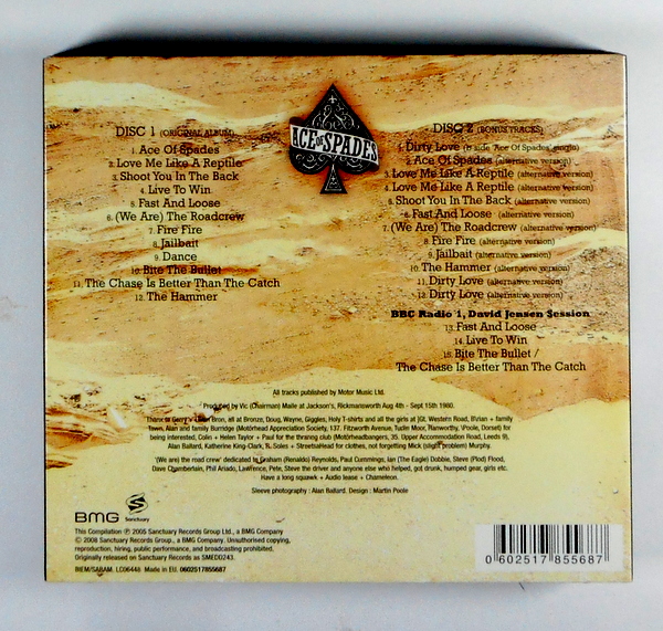 MOTORHEAD ace of spades - deluxe cd CD