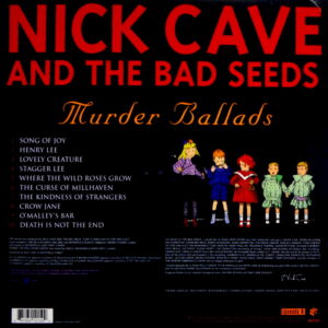 CAVE, NICK & THE BAD SEEDS murder ballads LP back