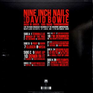 NINE INCH NAILS & DAVID BOWIE back in anger - box set LP