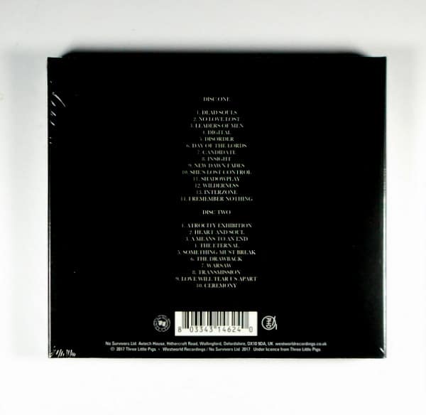 JOY DIVISION (PETER HOOK & THE LIGHT) unknown pleasures live in leeds CD