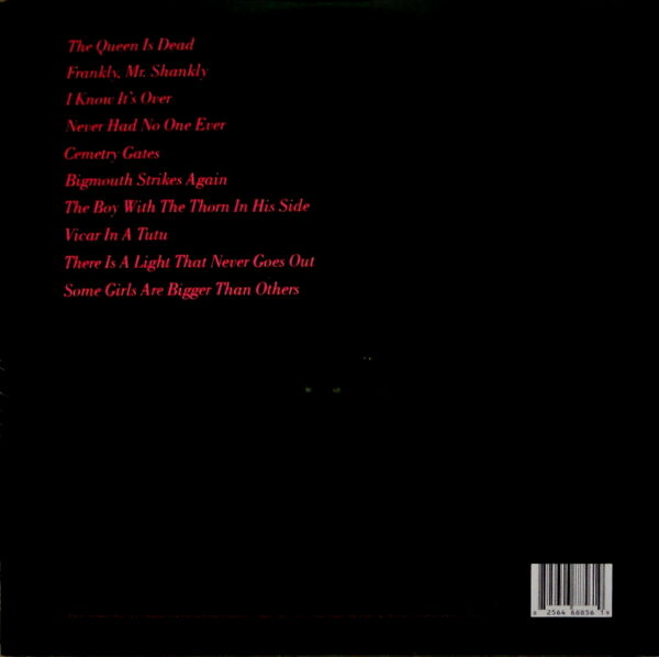 SMITHS, THE the queen is dead LP back