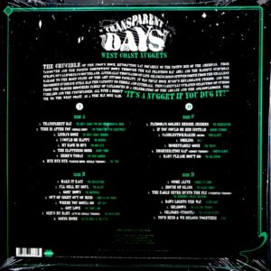 VARIOUS ARTISTS transparent days - west coast nuggets LP