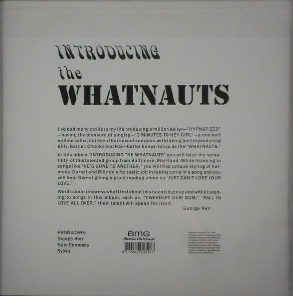 WHATNAUTS, THE introducing the whatnauts LP