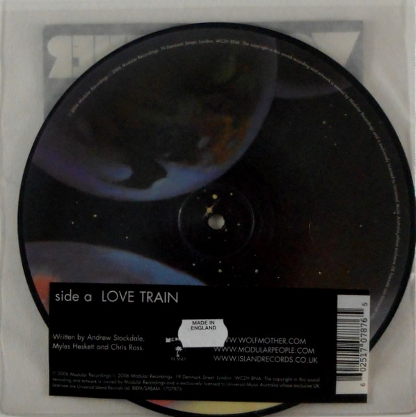 WOLFMOTHER love train - pic disc 7"